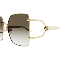 Gucci Frau Asian Fitting GOLD METALL GG1564SA Japan - Farbcode 003