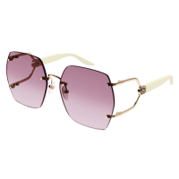 Gucci Frau Asian Smart Fitting GOLD METALL GG1562S Japan...