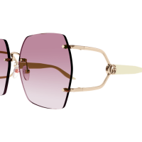 Gucci Frau Asian Smart Fitting GOLD METALL GG1562S Japan - Farbcode 004