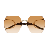 Gucci Frau Asian Smart Fitting GOLD METALL GG1562S Japan...