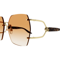 Gucci Frau Asian Smart Fitting GOLD METALL GG1562S Japan - Farbcode 003
