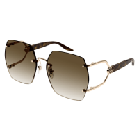 Gucci Frau Asian Smart Fitting GOLD METALL GG1562S Japan...