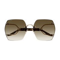 Gucci Frau Asian Smart Fitting GOLD METALL GG1562S Japan...