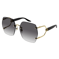 Gucci Frau Asian Smart Fitting GOLD METALL GG1562S Japan...