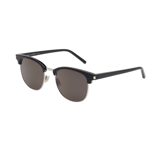 Saint Laurent Mann International SCHWARZ RECYCLED ACETATE SL 108 Italien