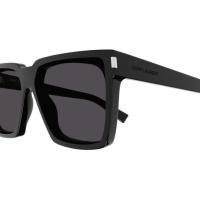 Saint Laurent Unisex International SCHWARZ RECYCLED ACETATE SL 610 Italien