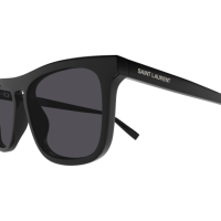 Saint Laurent Mann International SCHWARZ RECYCLED ACETATE SL 586 Italien