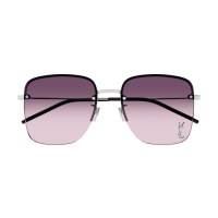 Saint Laurent Frau Asian Smart Fitting SILBER METALL SL 312 M Italien - Farbcode 011