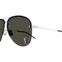Saint Laurent Unisex International SILBER METALL CLASSIC 11 M Italien