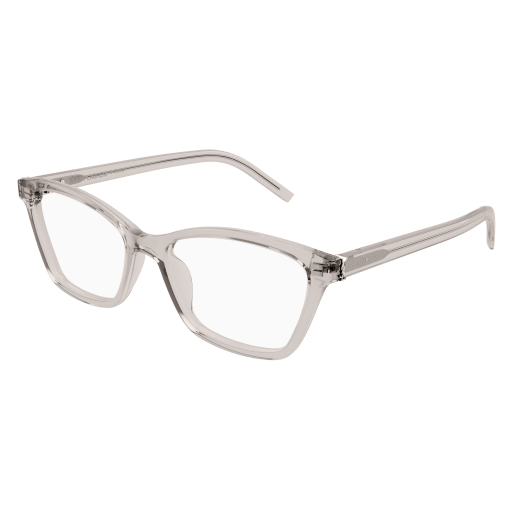Saint Laurent Frau Asian Smart Fitting NUDE RECYCLED ACETATE SL M128 Italien - Farbcode 011