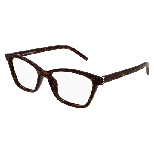 Saint Laurent Frau Asian Smart Fitting HAVANNA RECYCLED ACETATE SL M128 Italien - Farbcode 006