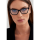 Saint Laurent Frau Asian Smart Fitting SCHWARZ RECYCLED ACETATE SL M128 Italien