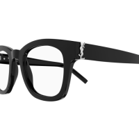 Saint Laurent Unisex Asian Smart Fitting SCHWARZ RECYCLED ACETATE SL M124 OPT Italien