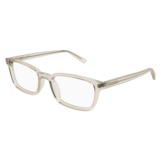 Saint Laurent Unisex Asian Smart Fitting BEIGE RECYCLED ACETATE SL 671 Italien