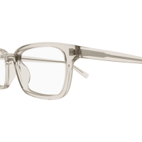 Saint Laurent Unisex Asian Smart Fitting BEIGE RECYCLED ACETATE SL 671 Italien