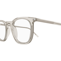 Saint Laurent Mann Asian Smart Fitting BEIGE RECYCLED ACETATE SL 623 OPT Italien
