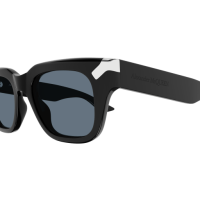 Alexander Mcqueen Mann International SCHWARZ RECYCLED ACETATE AM0439S Italien - Farbcode 002