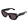 Alexander Mcqueen Frau Asian Fitting SCHWARZ RECYCLED ACETATE AM0440SA Italien - Farbcode 002