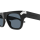 Alexander Mcqueen Mann International SCHWARZ RECYCLED ACETATE AM0441S Italien - Farbcode 002