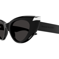 Alexander Mcqueen Frau International SCHWARZ RECYCLED ACETATE AM0442S Italien - Farbcode 001