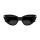 Alexander Mcqueen Frau International SCHWARZ RECYCLED ACETATE AM0442S Italien - Farbcode 001