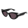 Alexander Mcqueen Frau International SCHWARZ RECYCLED ACETATE AM0442S Italien - Farbcode 002