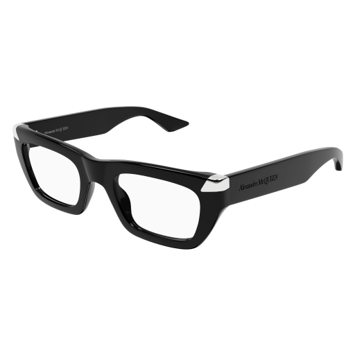Alexander Mcqueen Unisex International SCHWARZ RECYCLED ACETATE AM0444O Italien