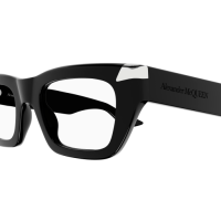 Alexander Mcqueen Unisex International SCHWARZ RECYCLED ACETATE AM0444O Italien