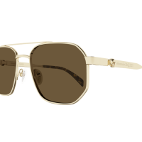 Alexander Mcqueen Mann Asian Smart Fitting GOLD METALL AM0458S Japan