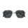 Alexander Mcqueen Mann Asian Smart Fitting SILBER METALL AM0458S Japan - Farbcode 004