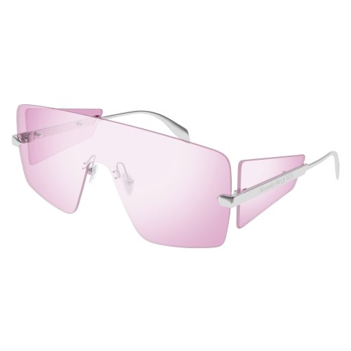 Alexander Mcqueen Mann Asian Smart Fitting SILBER METALL AM0460S Italien - Farbcode 004