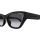 Alexander Mcqueen Frau Asian Smart Fitting SCHWARZ RECYCLED ACETATE AM0465S Italien - Farbcode 001