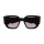 Alexander Mcqueen Frau Asian Smart Fitting SCHWARZ RECYCLED ACETATE AM0468S Italien - Farbcode 003