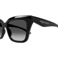 Alexander Mcqueen Frau Asian Fitting AM0473SA Italien - Farbcode 001