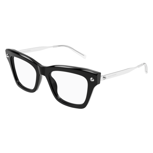 Alexander Mcqueen Frau International SCHWARZ RECYCLED ACETATE AM0484O Italien - Farbcode 001