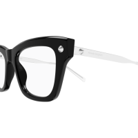 Alexander Mcqueen Frau International SCHWARZ RECYCLED ACETATE AM0484O Italien - Farbcode 001