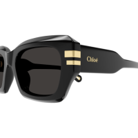 Chloé Frau International SCHWARZ RECYCLED ACETATE CH0256S Italien