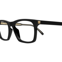 Dunhill Mann Asian Smart Fitting SCHWARZ RECYCLED ACETATE DU0083O Japan