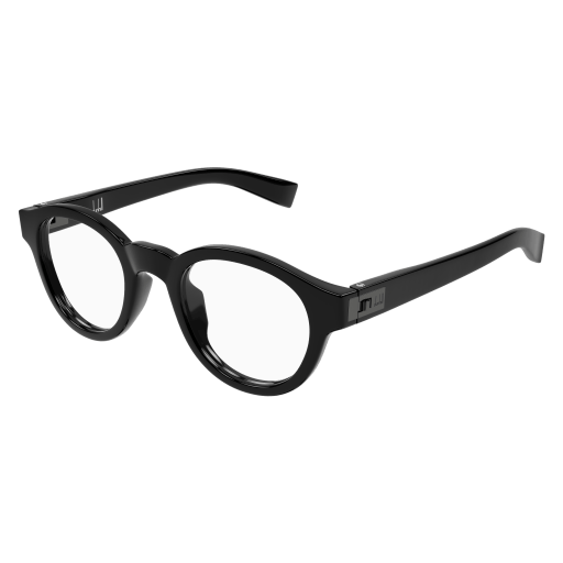 Dunhill Mann Asian Smart Fitting SCHWARZ RECYCLED ACETATE DU0089O Japan