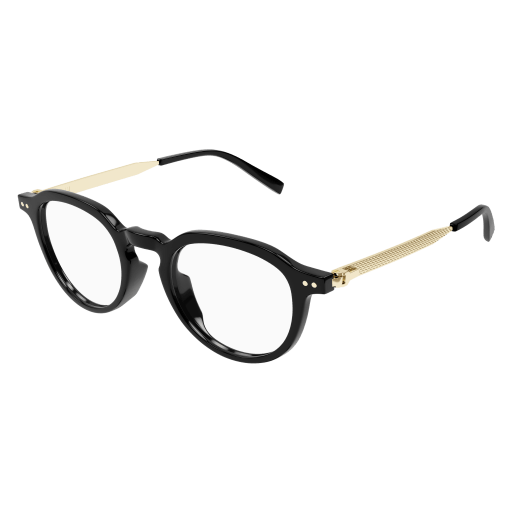 Dunhill Mann Asian Smart Fitting SCHWARZ RECYCLED ACETATE DU0091O Japan - Farbcode 002