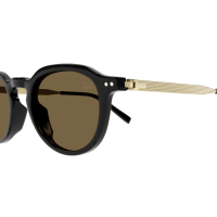 Dunhill Mann Asian Smart Fitting SCHWARZ RECYCLED ACETATE DU0091S Japan - Farbcode 002