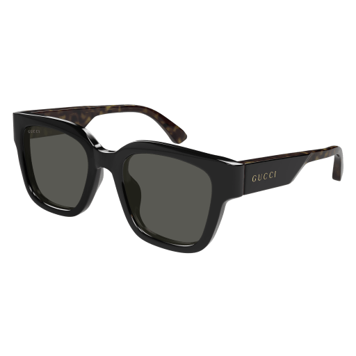 Gucci Mann Korean SCHWARZ RECYCLED ACETATE GG1670SK Italien