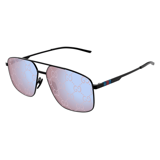 Gucci Mann International SCHWARZ METALL GG1676S Japan