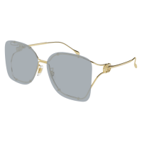 Gucci Frau Asian Fitting GOLD METALL GG1713SA Japan -...