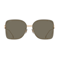 Gucci Frau Asian Fitting GOLD METALL GG1713SA Japan -...