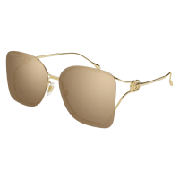 Gucci Frau Asian Fitting GOLD METALL GG1713SA Japan -...