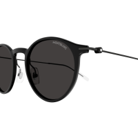 Montblanc Mann Asian Smart Fitting SCHWARZ SPRITZGUSS MB0097S Italien - Farbcode 009