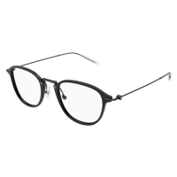 Montblanc Mann Asian Smart Fitting SCHWARZ SPRITZGUSS MB0155O Italien - Farbcode 008