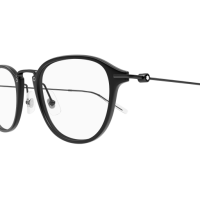 Montblanc Mann Asian Smart Fitting SCHWARZ SPRITZGUSS MB0155O Italien