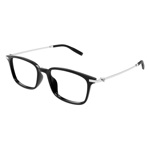 Montblanc Mann Asian Fitting SCHWARZ RECYCLED ACETATE MB0315OA Japan - Farbcode 005